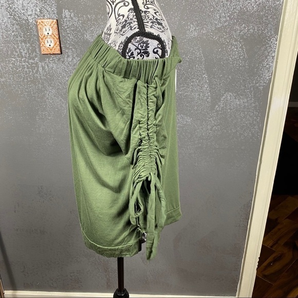 ALISON ANDREWS Off-the-shoulder Cinched-sleeve Top - Picture 6 of 11